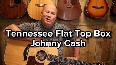 johnny cash steel box|Tennessee Flat Top Box .